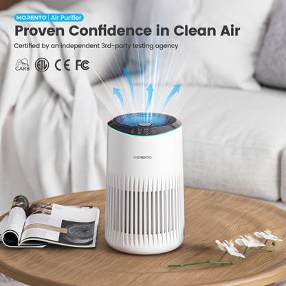 MORENTO Air Purifier for Smoke and Pet Odors