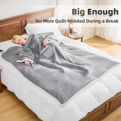 IFNOW Cozy Wearable Blanket with Sleeves
