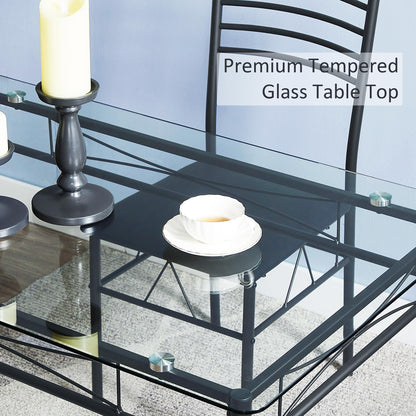 Dining Table and Chairs Set for 4 by VECELO