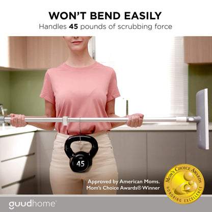 Guudhome 2-in-1 Floor Brush with Long Handle