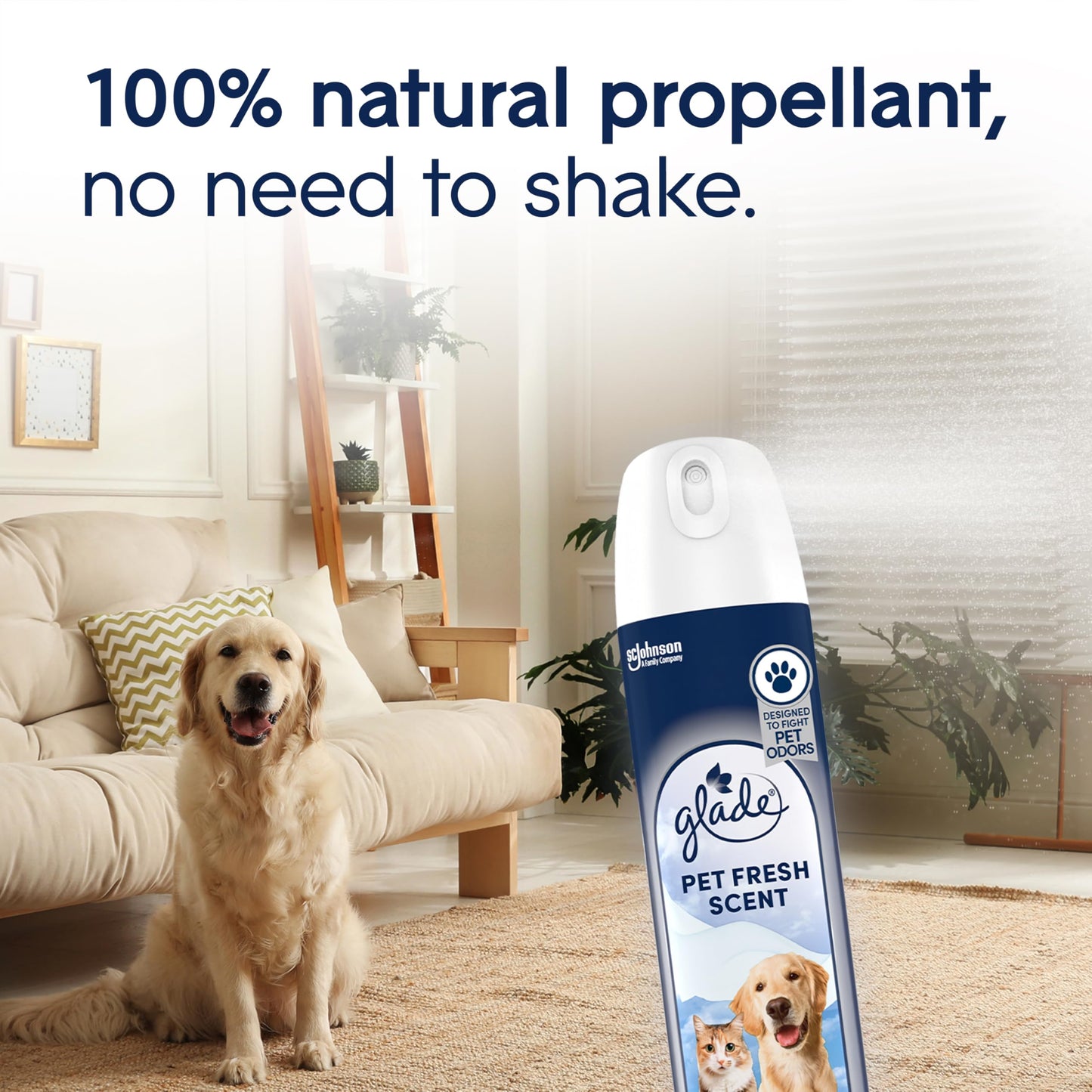 Glade Pet Fresh Air Freshener Spray, 8 Oz