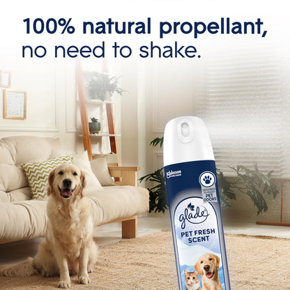 Glade Pet Fresh Air Freshener Spray, 8 Oz