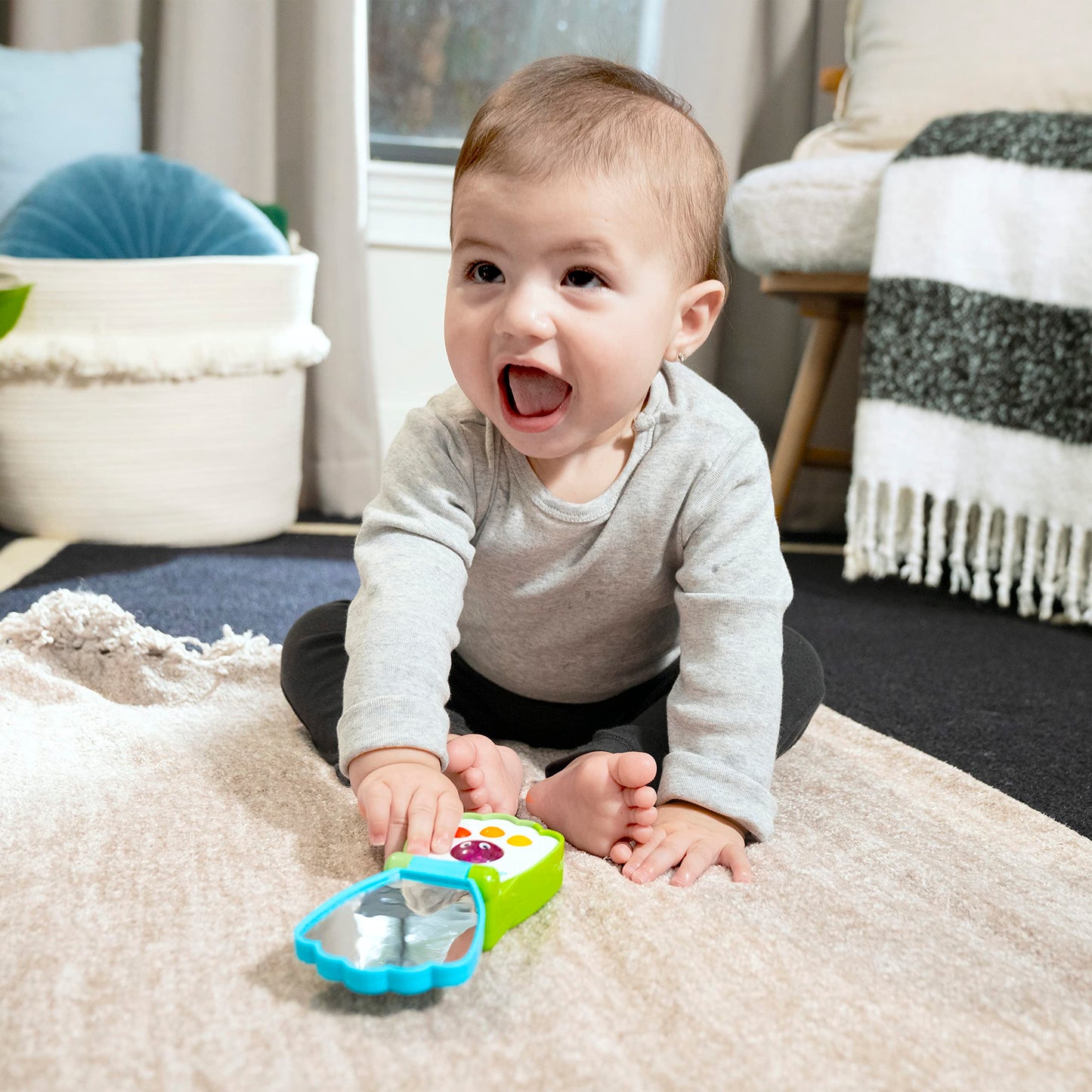 Baby Einstein Ocean Explorers Shell Phone Musical Toy Telephone, Ages 6 Months and up