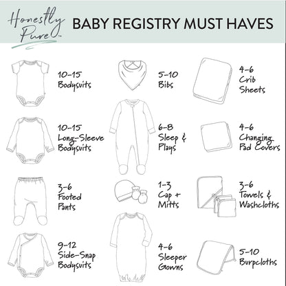 HonestBaby Sleeveless Organic Cotton Bodysuits