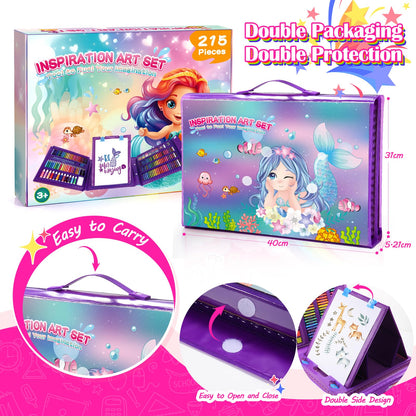 Art Supplies Kit for Kids Ages 4-12