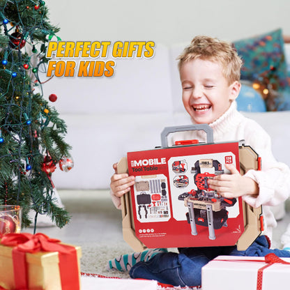 Kids Tool Bench with 138 Realistic Tools