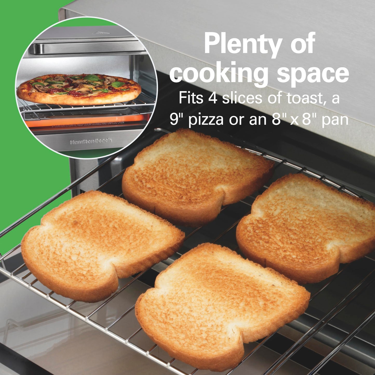 Hamilton Beach Air Fryer Toaster Oven Combo