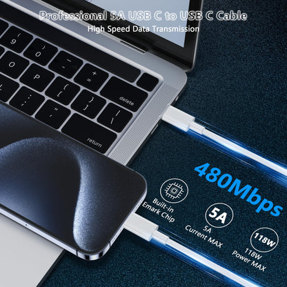 118W USB C Charger for MacBook Pro/Air