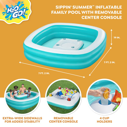 Bestway Inflatable Family Pool with Cup Holders