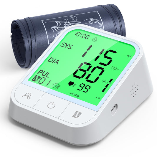 Freshcare Blood Pressure Monitor with Cuff, Large Cuff for Blood Pressure Machine, 2x99 Menory