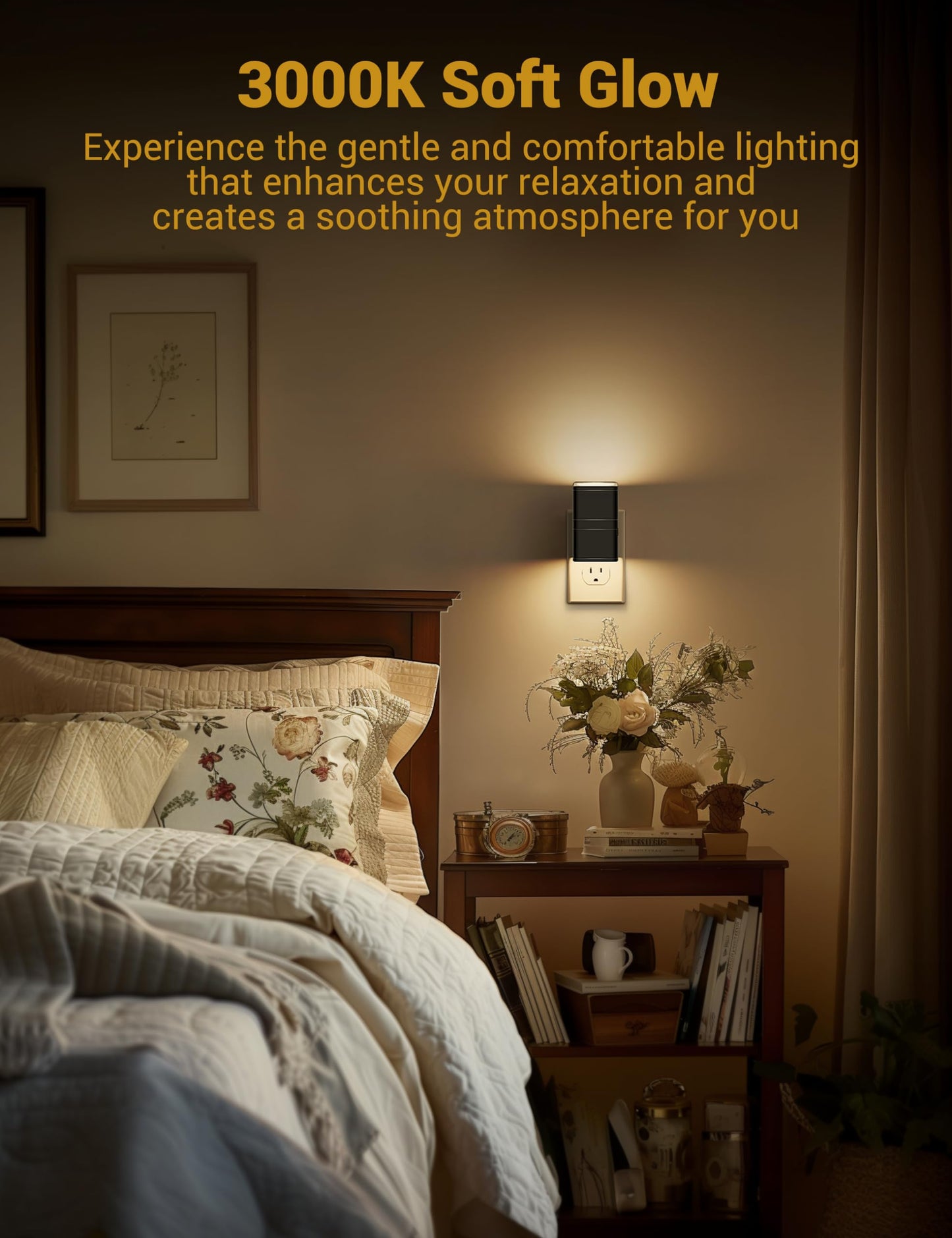 LED Night Light with Adjustable Brightness