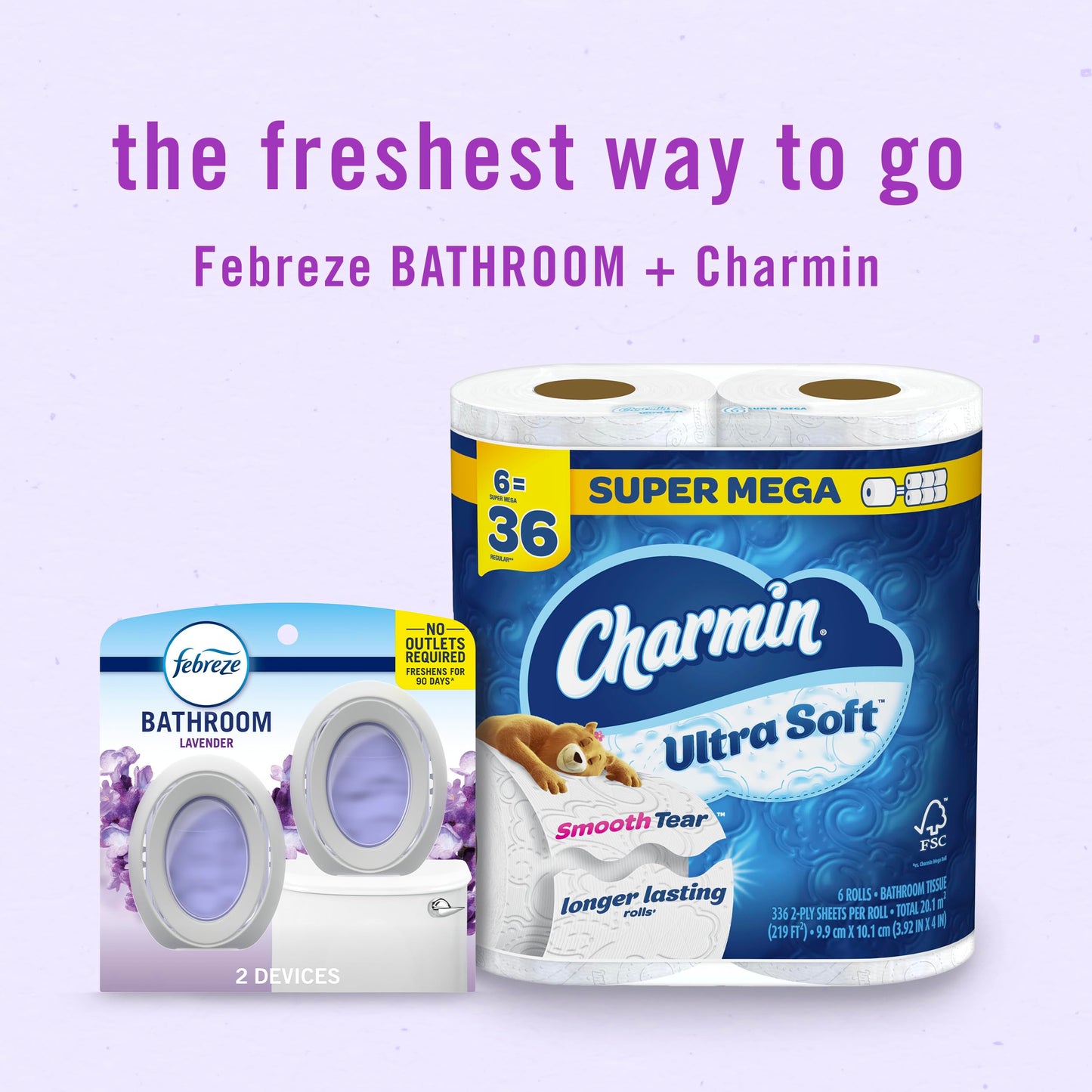 Febreze Small Spaces Air Freshener, 2 Count