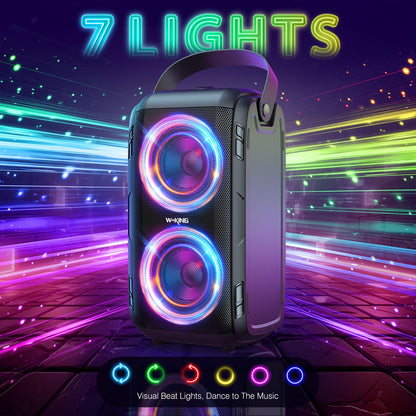 80W W-KING Bluetooth Party Boom Box Speaker