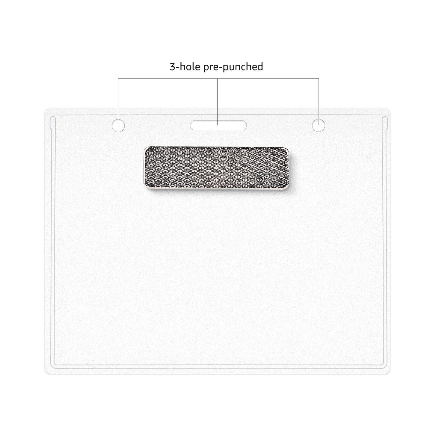100 Pack Amazon Basics Badge Holders