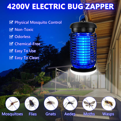 Outdoor Mosquito Zapper with LED Light