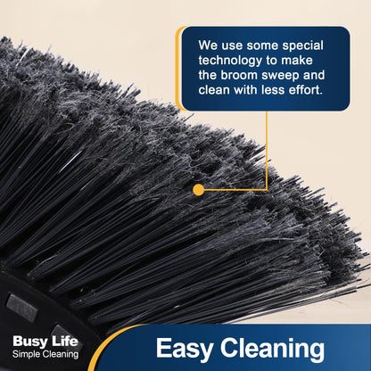 Yocada 18-Inch Indoor Outdoor Broom for Floors