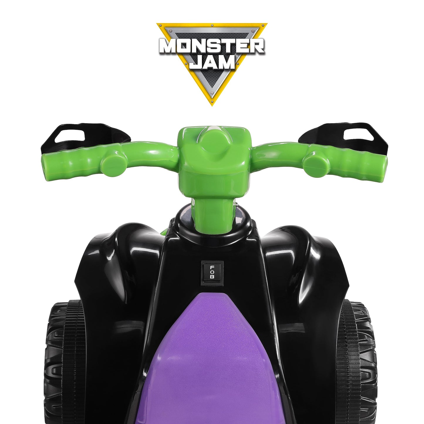 Monster Jam 6V Kids ATV Ride-On Toy