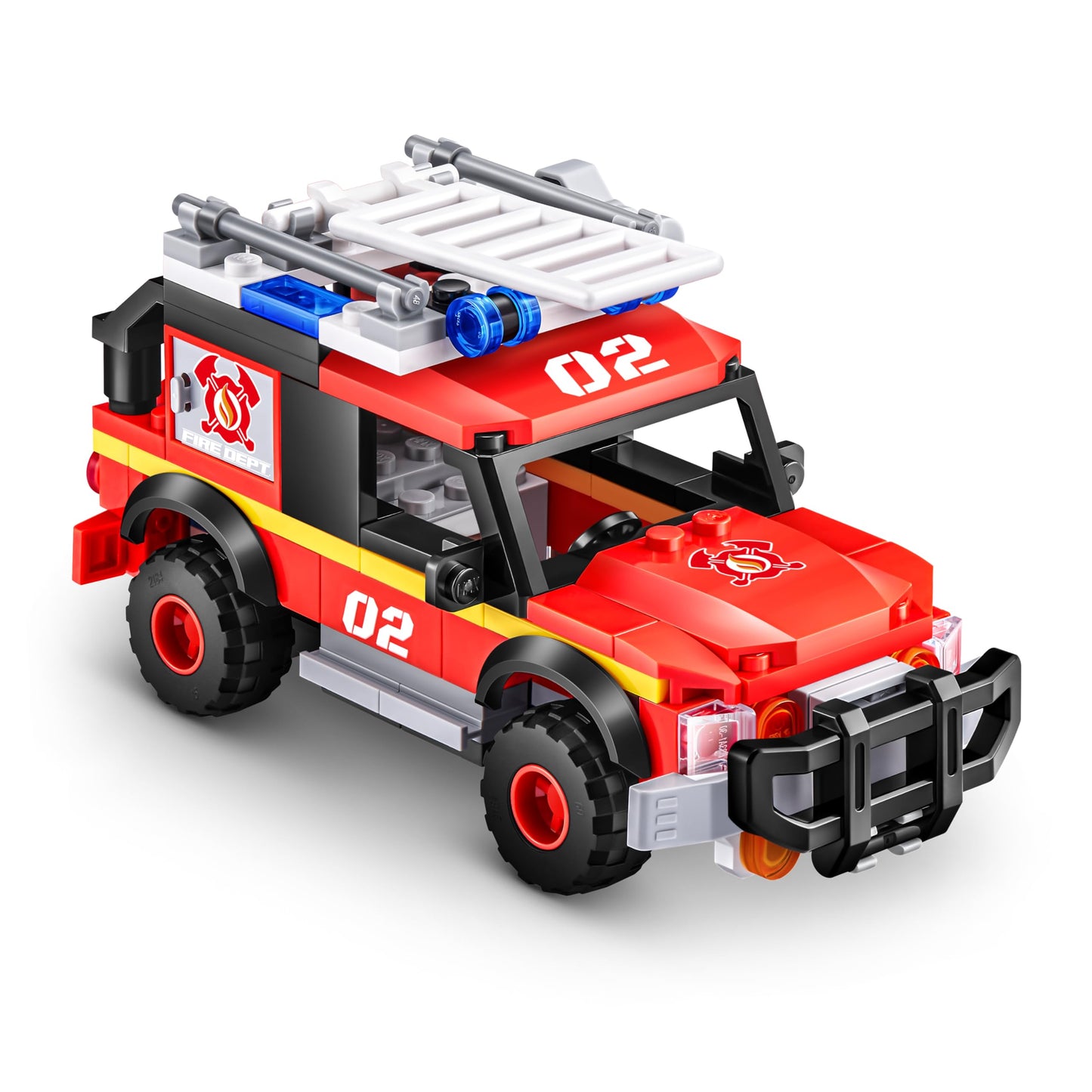 Max Build More City US-Series 218-Piece Brick Box Play Set Fire Station