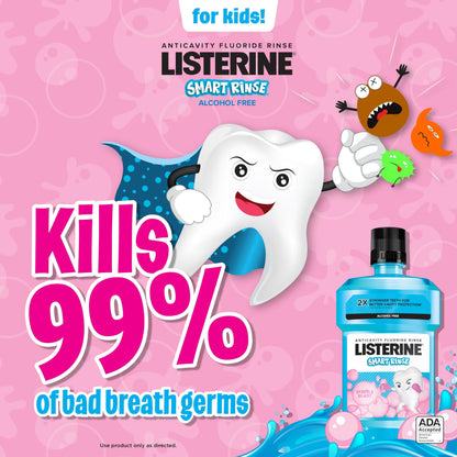 Kids Alcohol-Free Fluoride Mouthwash - Bubblegum, 3 Pack