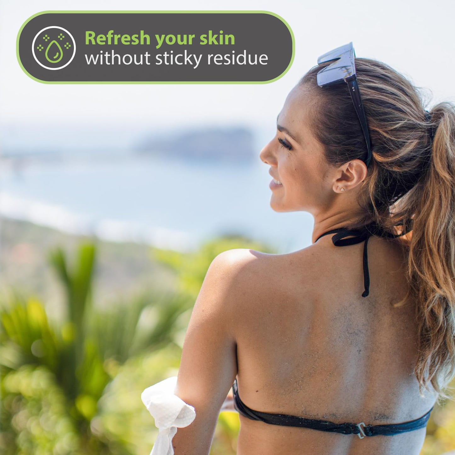 30 Pack Biodegradable Body Wipes with Aloe