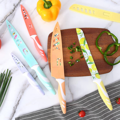 10-Piece Stainless Steel Kitchen Knife Set