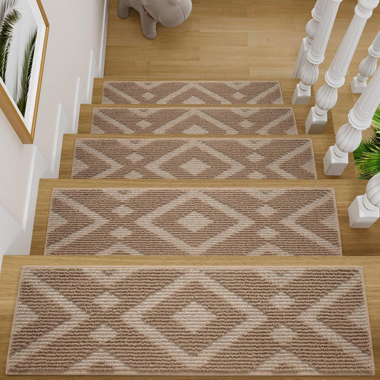 15PC Non-Slip Stair Treads by MontVoo