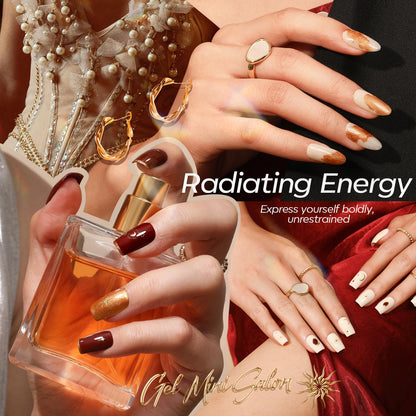 Gel Nail Polish Kit with UV Light & Accessories