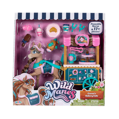 Cocoa’s Bakery Café Playset with Horse Doll Figure