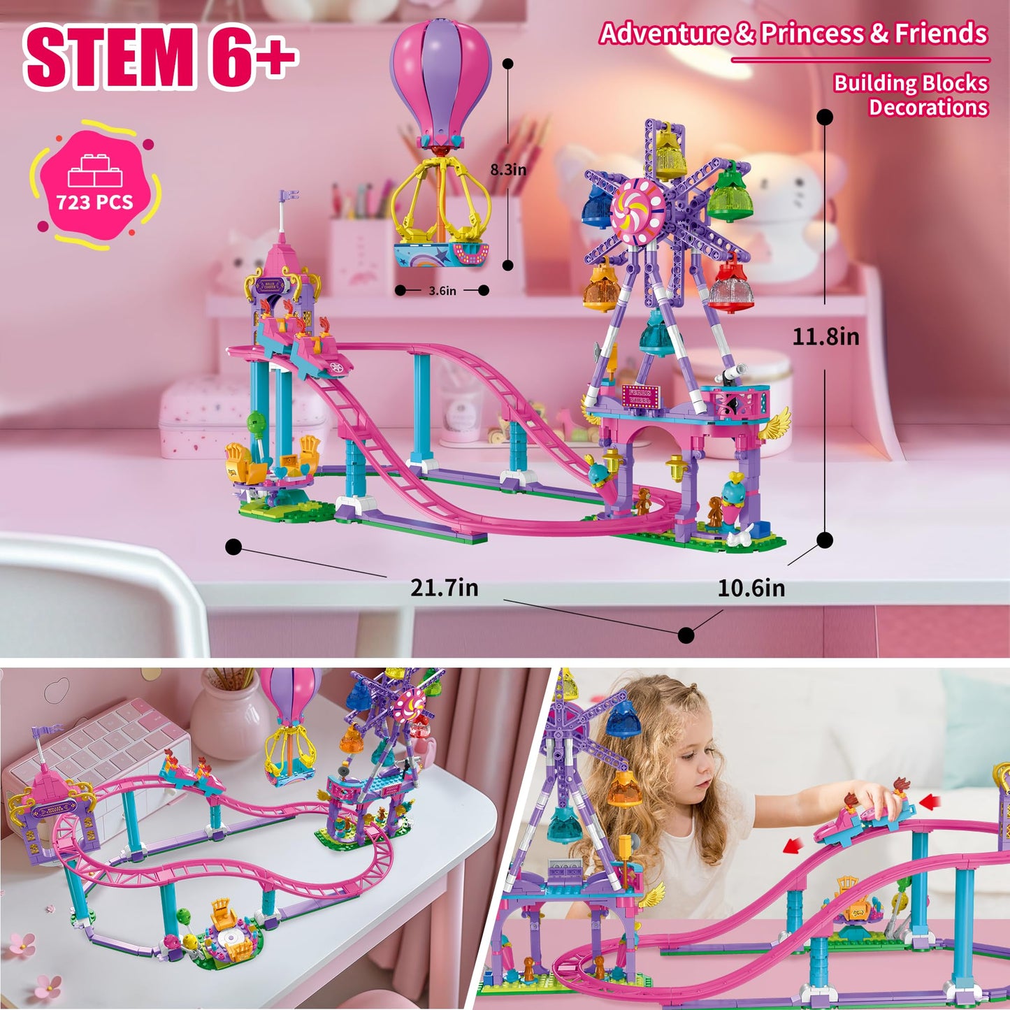 Ferris Wheel Building Set for Girls 6-12 Years