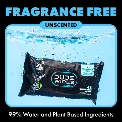 432 Pack DUDE Wipes Flushable Wipes Gift Set