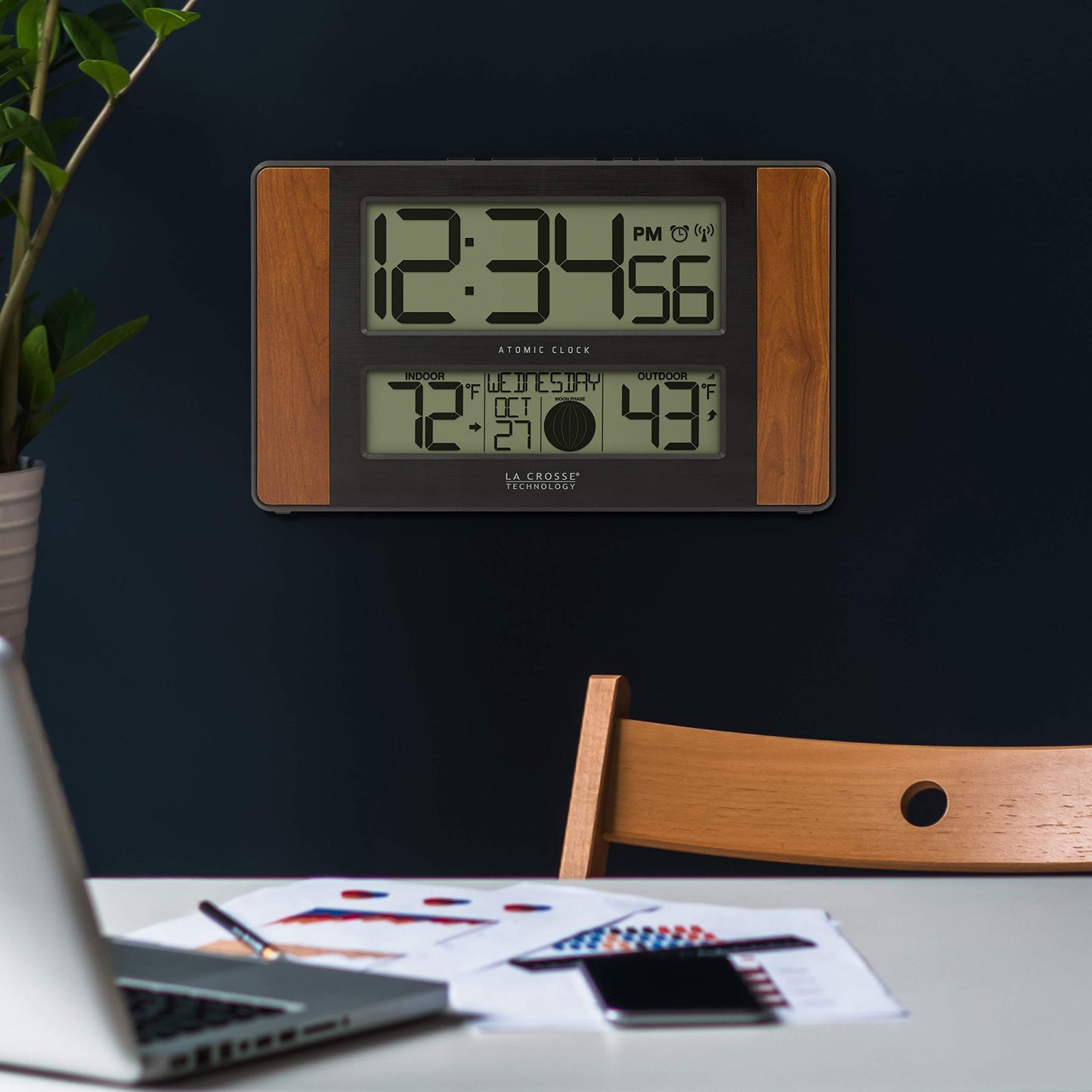 La Crosse Technology Wall/Table Clock 6.61" x 11.1"