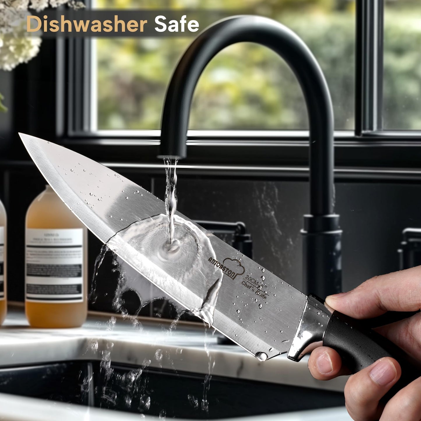 14-Piece Stainless Steel Kitchen Knife Set