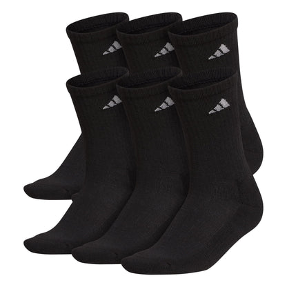 6-Pack adidas Cushioned Athletic Crew Socks
