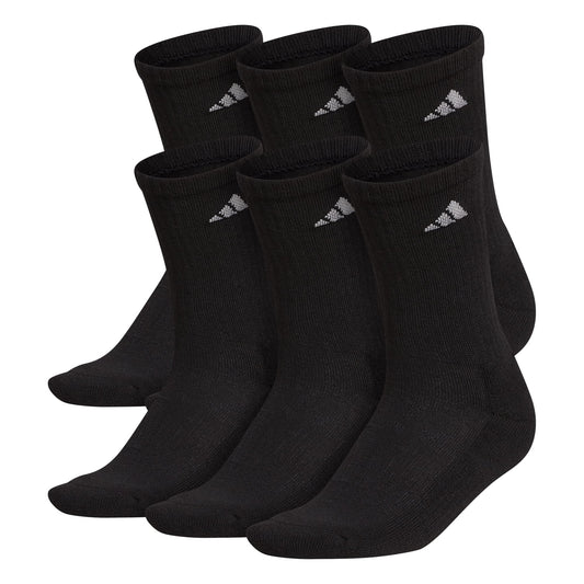 6-Pack adidas Cushioned Athletic Crew Socks