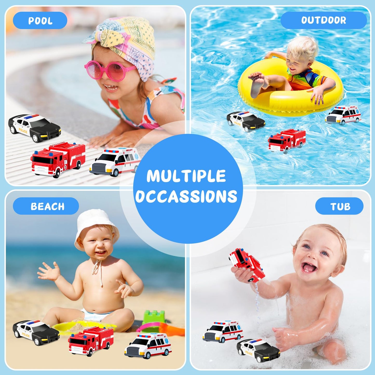 Bath Toys for Toddlers by MACALOCA
