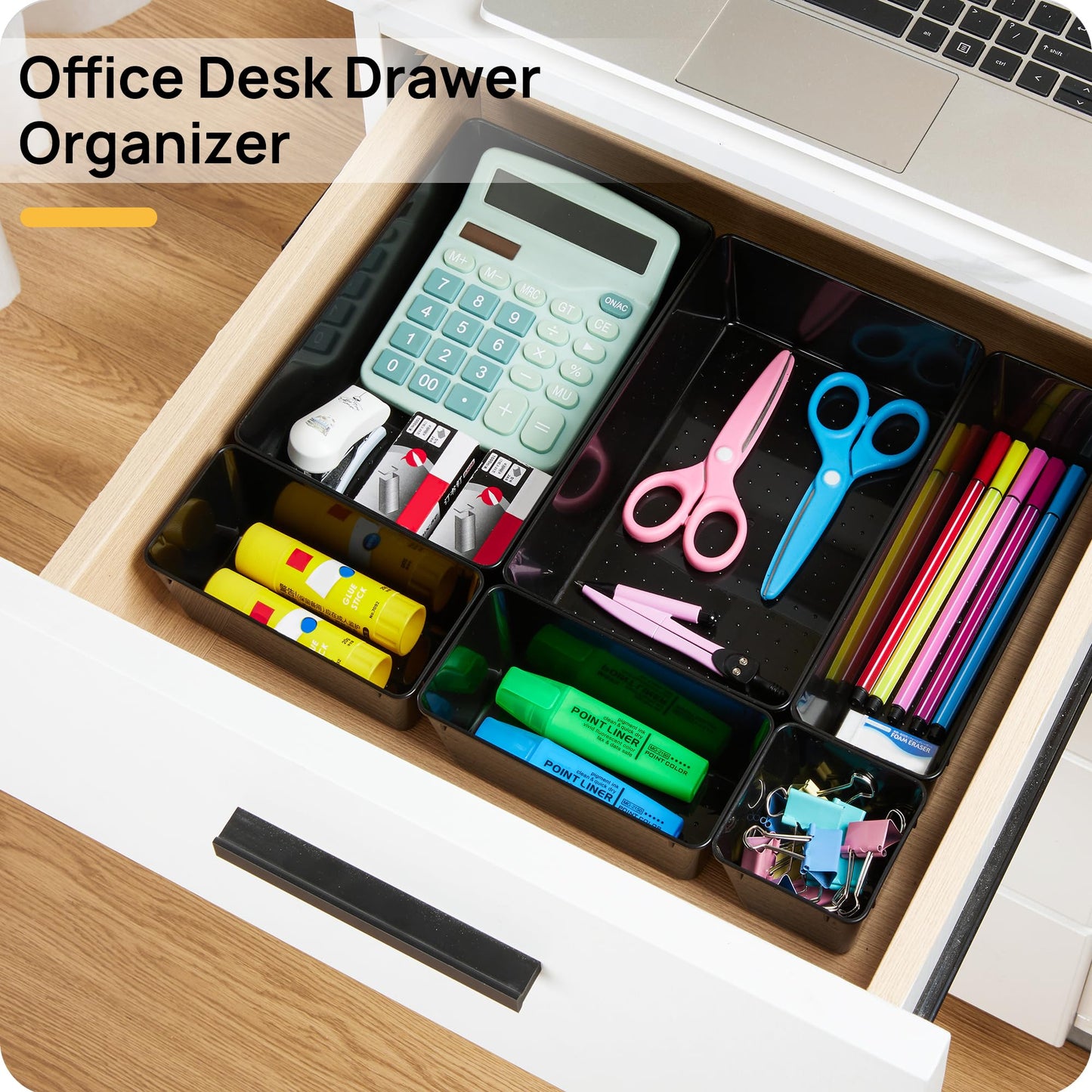 Vtopmart 72 PCS Plastic Drawer Organizer Set