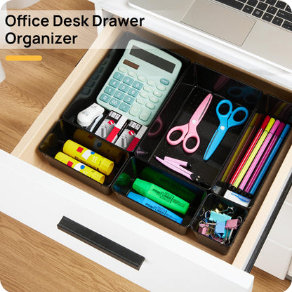 Vtopmart 72 PCS Plastic Drawer Organizers Set