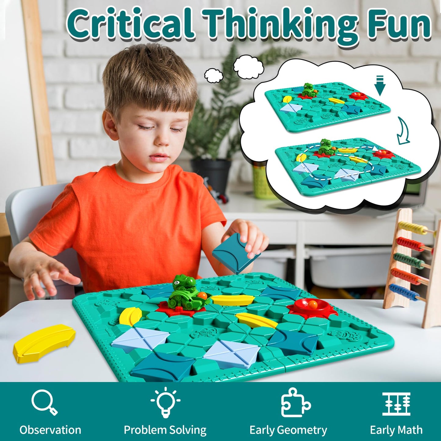 STEM Board Game with 118 Challenges for Kids