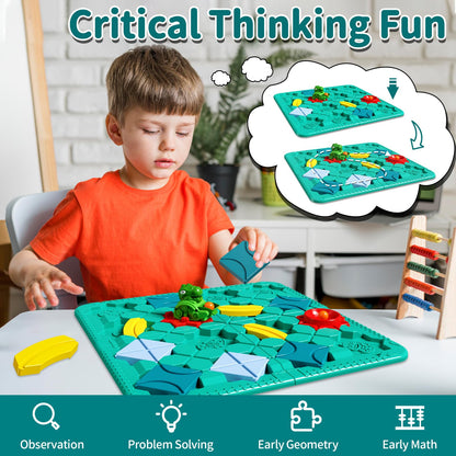STEM Board Game with 118 Challenges for Kids