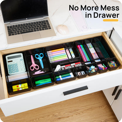 Vtopmart 72 PCS Plastic Drawer Organizer Set