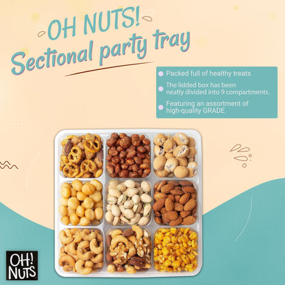 Oh! Nuts Premium Assorted Nut Gift Basket