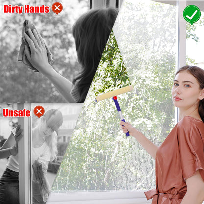 Window Squeegee with 60" Long Handle