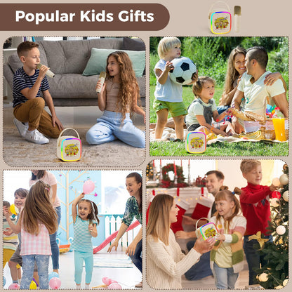 Mini Karaoke Machine for Kids with Microphone