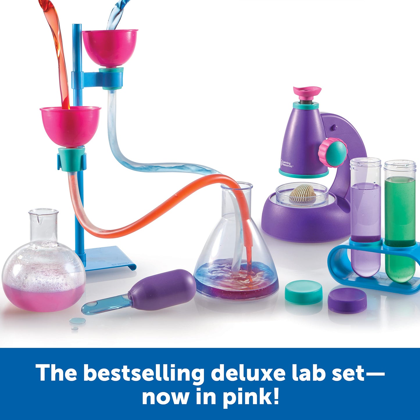 Learning Resources Deluxe Pink Science Lab Set
