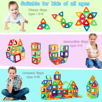 38PCS Magnetic Building Blocks for Kids STEM