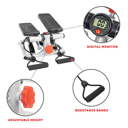 Sunny Health Mini Stair Stepper with Monitor
