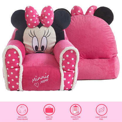 Minnie Mouse Pink Bean Bag Chair for Kids