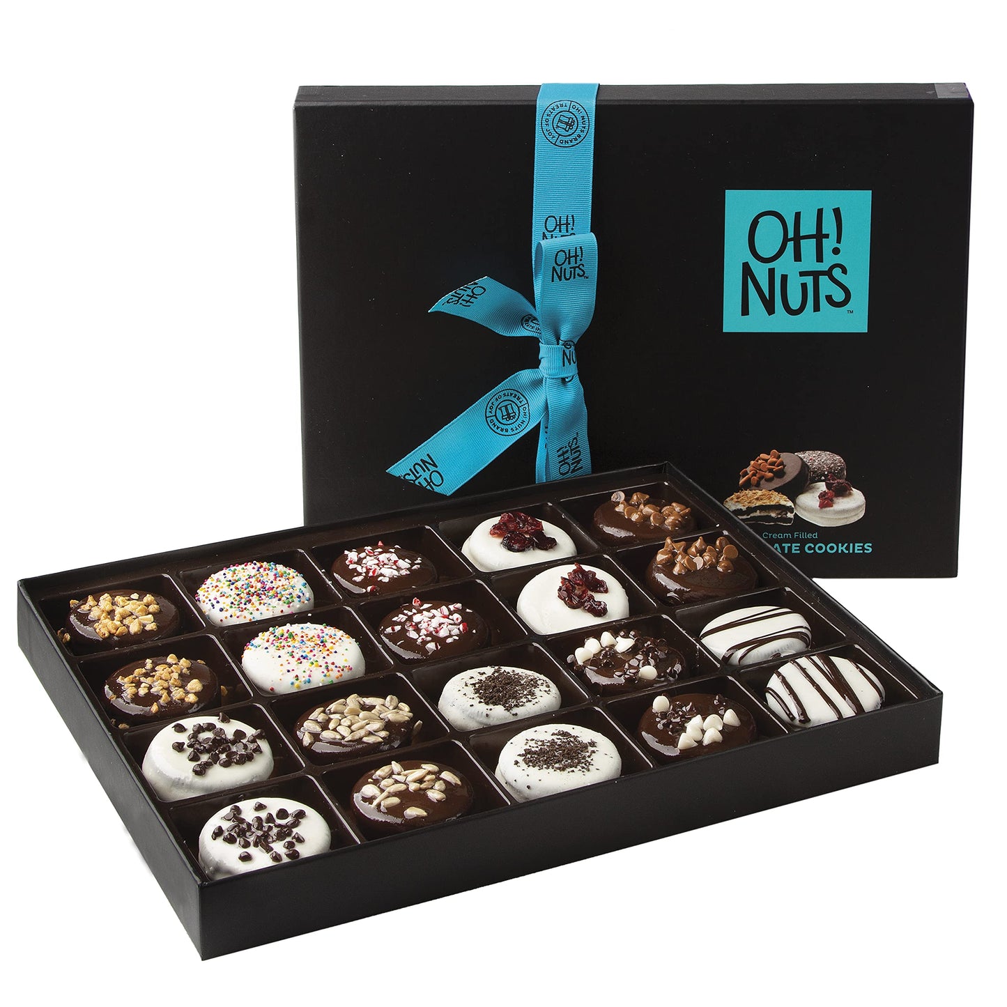 Gourmet Cookie Gift Basket - 20 Assortment Variety