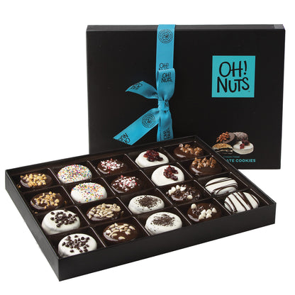 Gourmet Cookie Gift Basket - 20 Assortment Variety