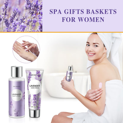 Lavender Spa Gift Set for Women and Moms